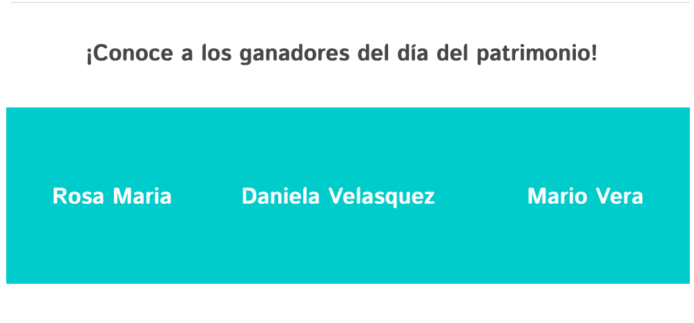 Ganadores